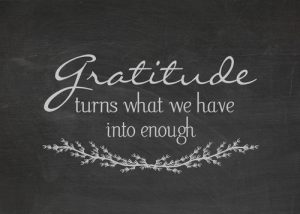 Gratitude